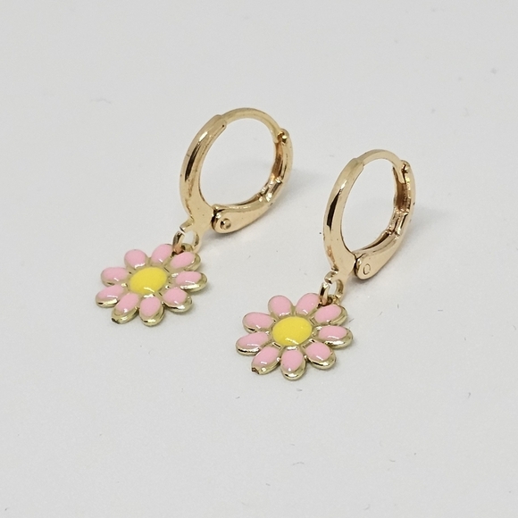 Pink Daisy Jewelry Set - Picture 4 of 5